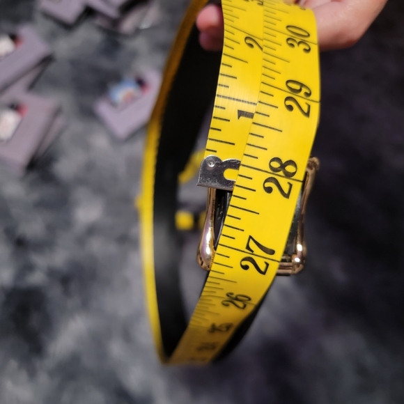 Kallmeyer Genuine Leather Belt Black with Gold Buckle. Made In Italy - Picture 12 of 13